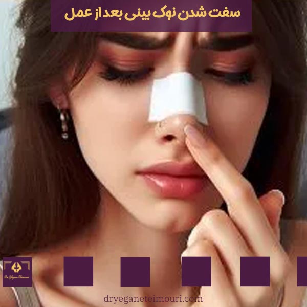 سفت شدن نوک بینی بعد از عمل